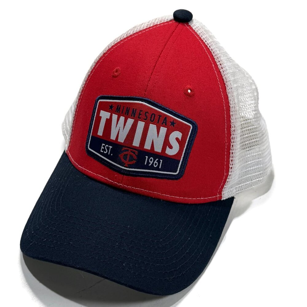 Minnesota Twins Snapback Cap Hat Adjustable Red Blue Mesh Promo Dairy Queen DQ